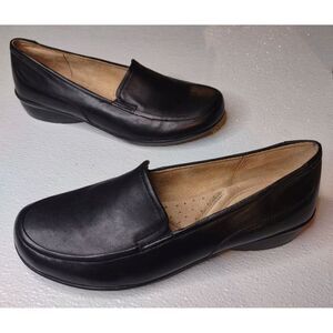 Naturalizer Women's Crayton Style Black Leather Slip-On Loafers Size 8M